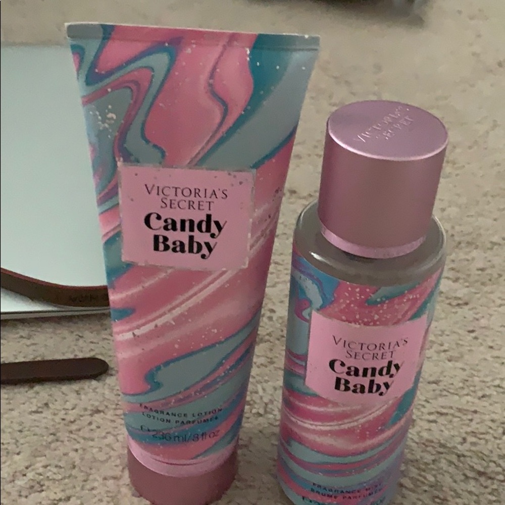 candy baby spray and lotion- brand new and sealed